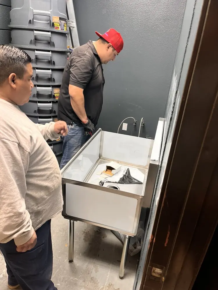Commercial plumbing and sink installation in Gilt Edge